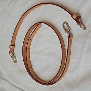 Vachetta leather strap for LV mini bag